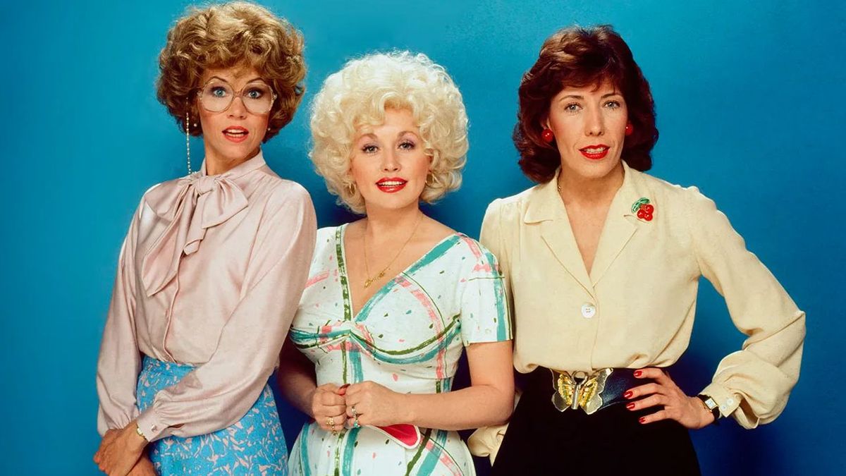 Jane Fonda, Dolly Parton y Lily Tomlin en '9 to 5' (1980)