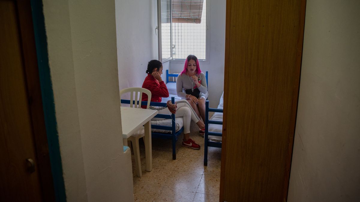 Mujeres trans encarceladas en el Centro Penitenciario de Mujeres de Barcelona Wad-Ras, en Barcelona
