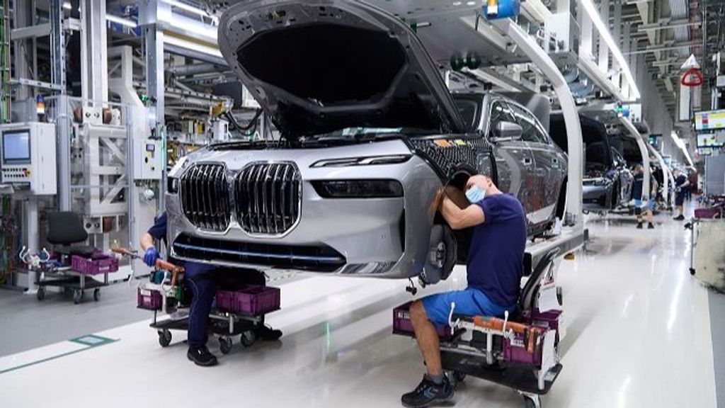 Producción BMW i7 en la planta de Dingolfing, Alemania
