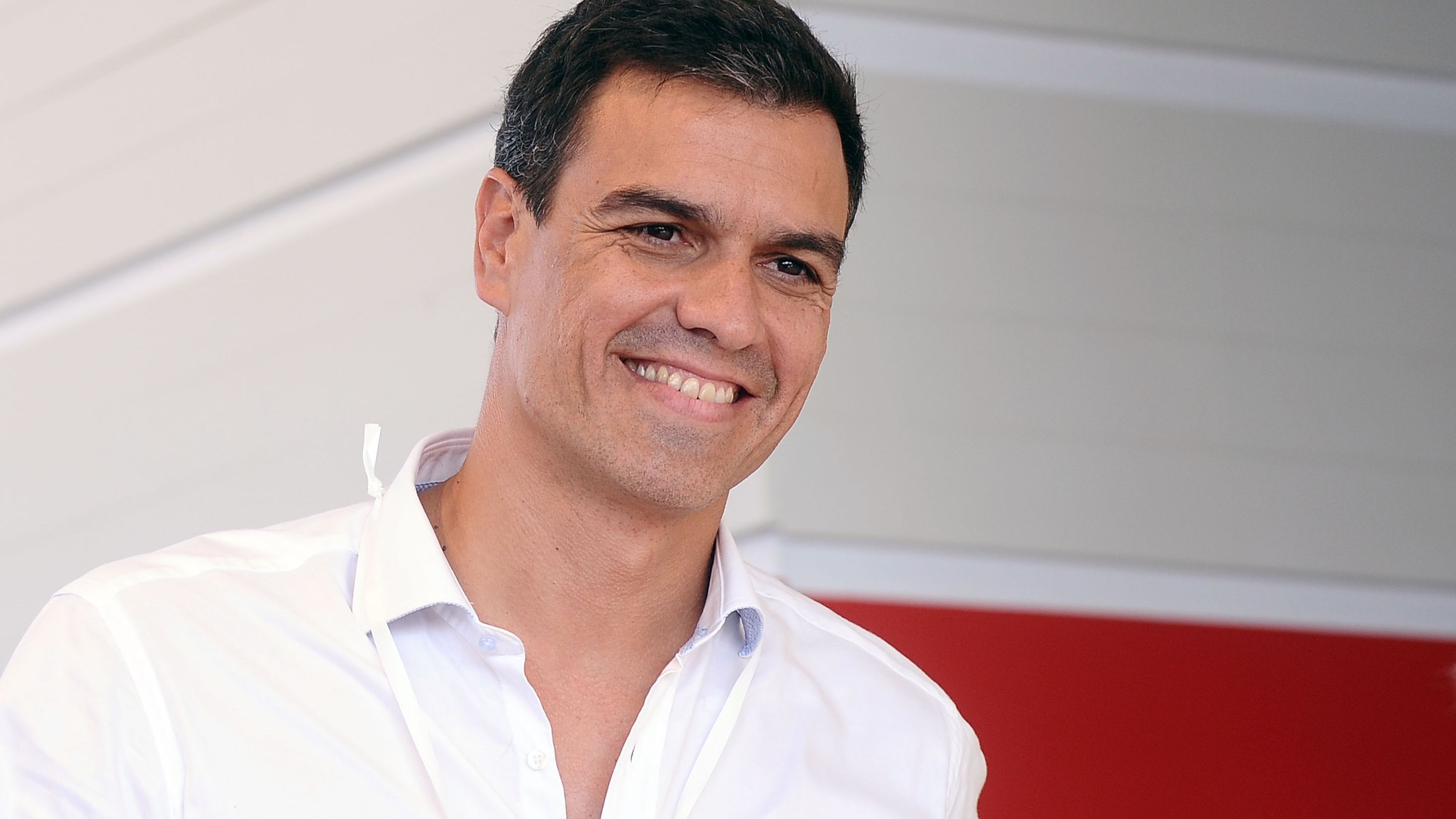 Sánchez, en un acto en Italia en 2014