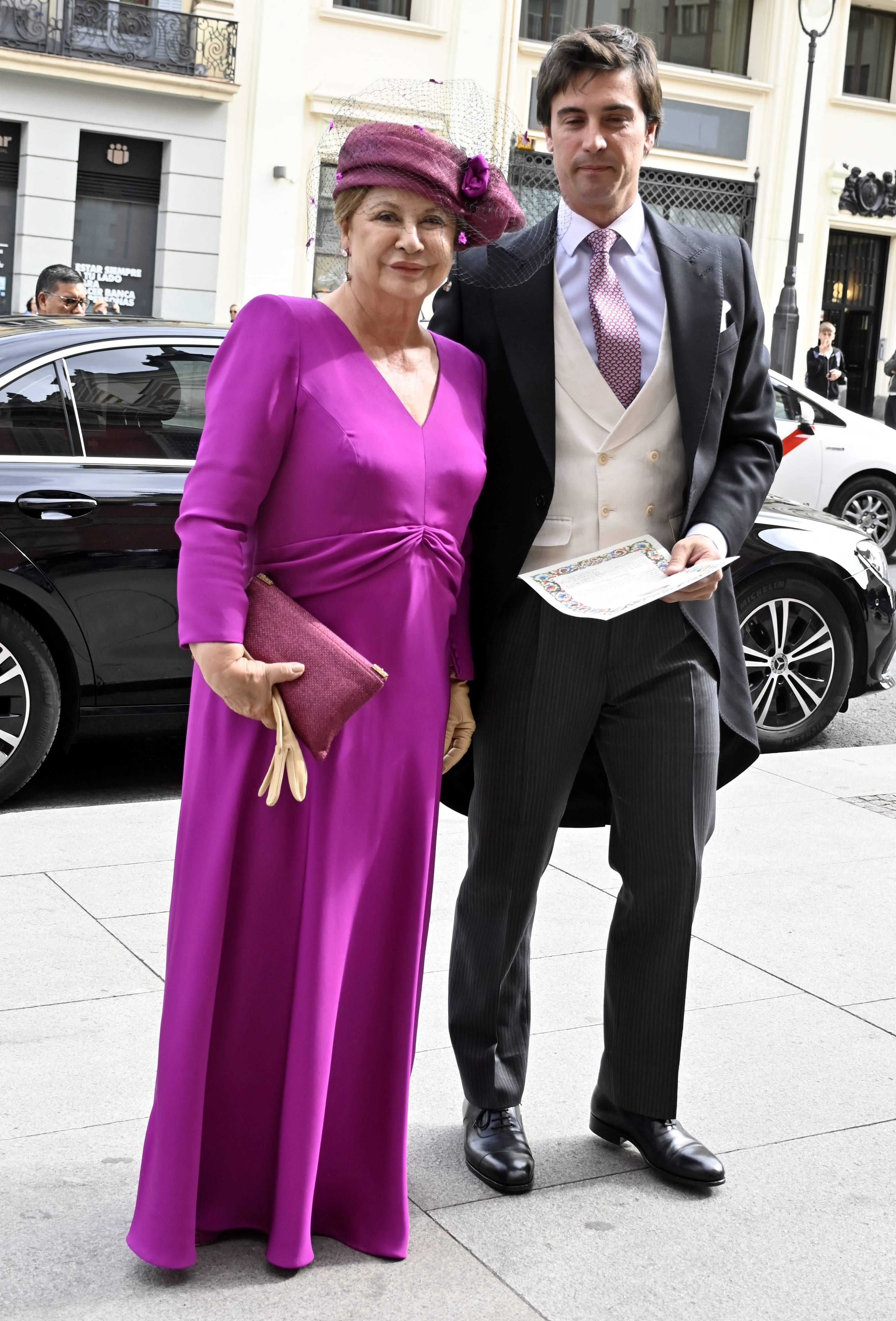 Borja Álvarez de Estrada y su madre