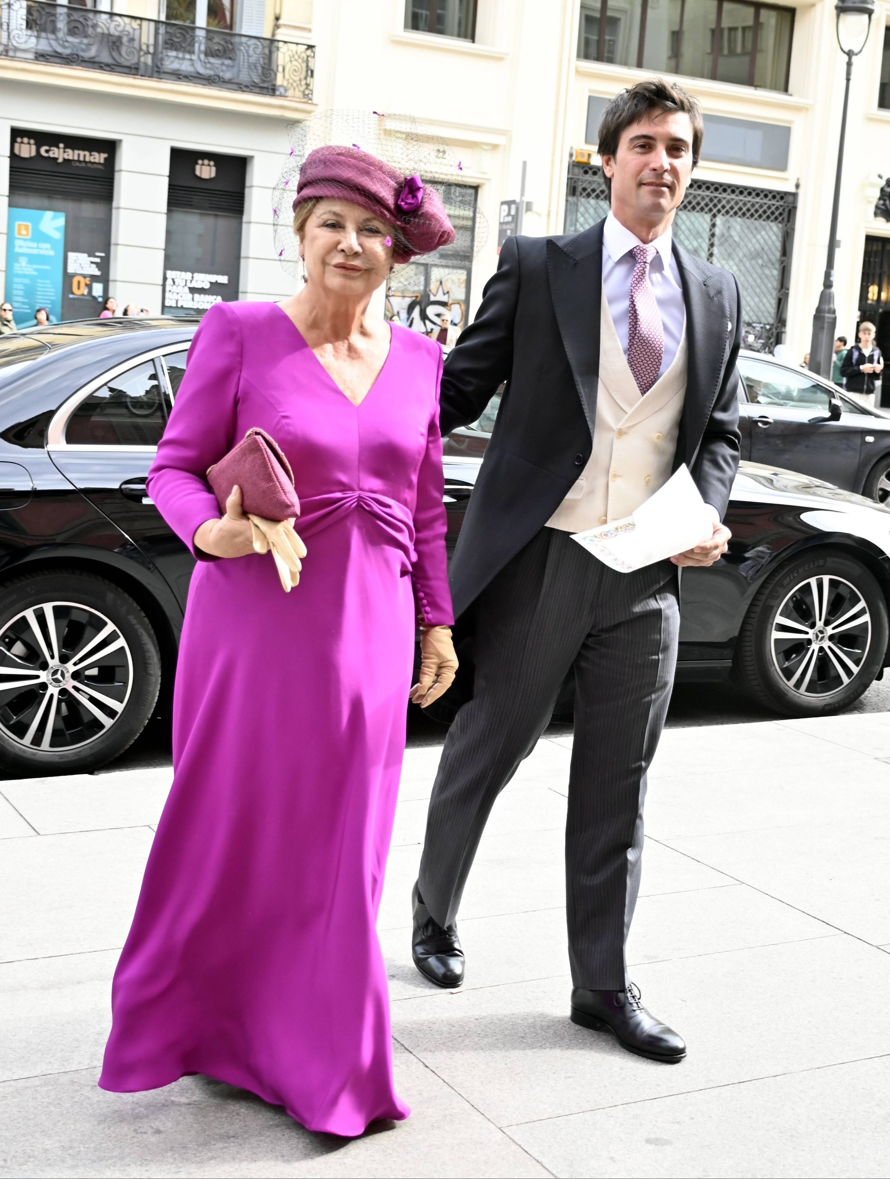 Borja Álvarez de Estrada y su madre