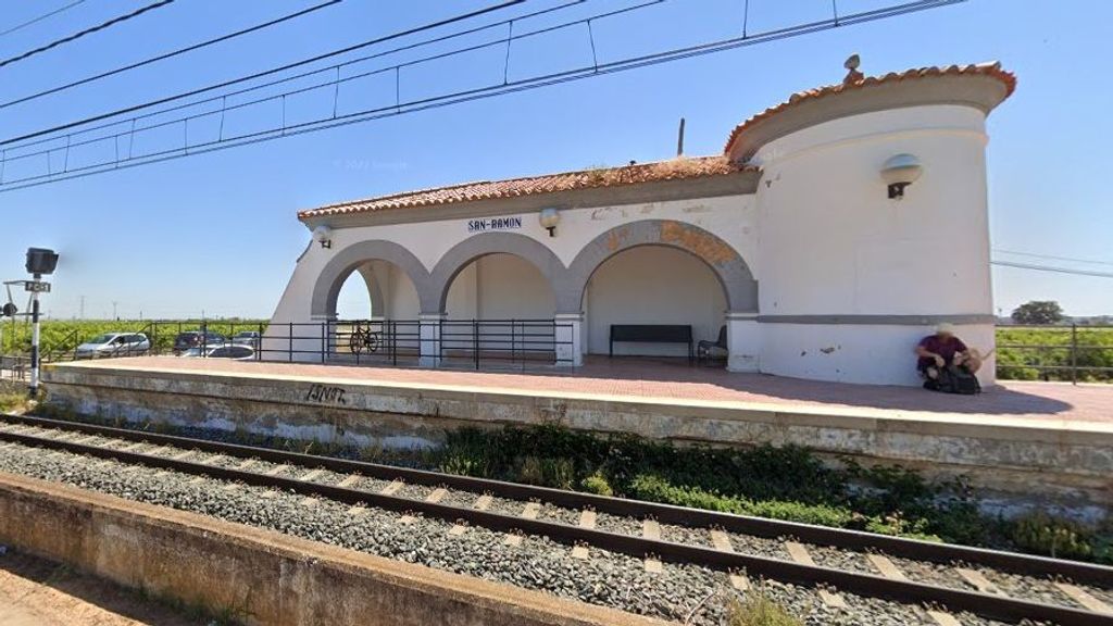 Estación de tren de San Ramón en Picassent, Valencia