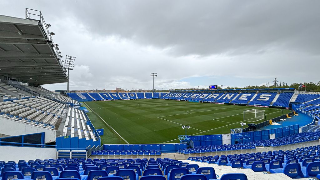 Estadio de fútbol de Butarque en Leganés, Madrid