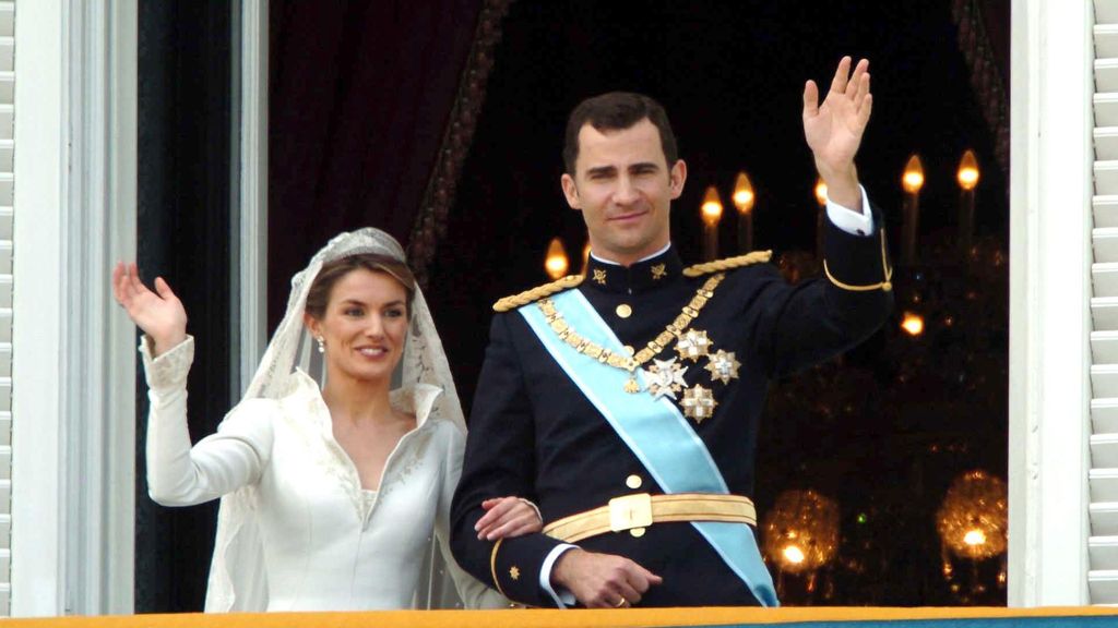 Los reyes Felipe y Letizia el día de su boda