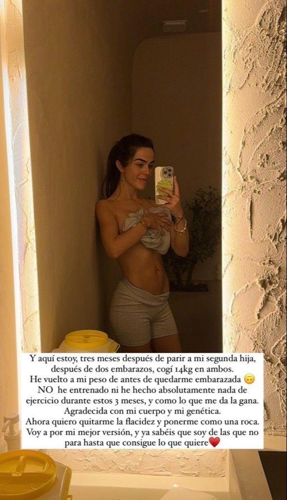 Violeta Mangriñán muestra su cambio físico