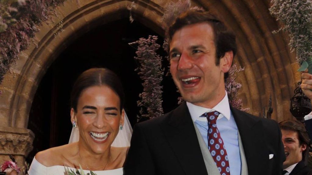 Joaquín Astolfi y Alba Valenzuela en su boda