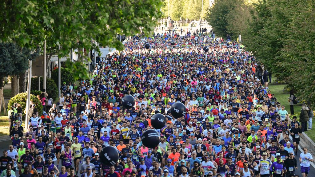 Más de 40.000 personas participan en la maratón de Madrid: récord histórico de corredores