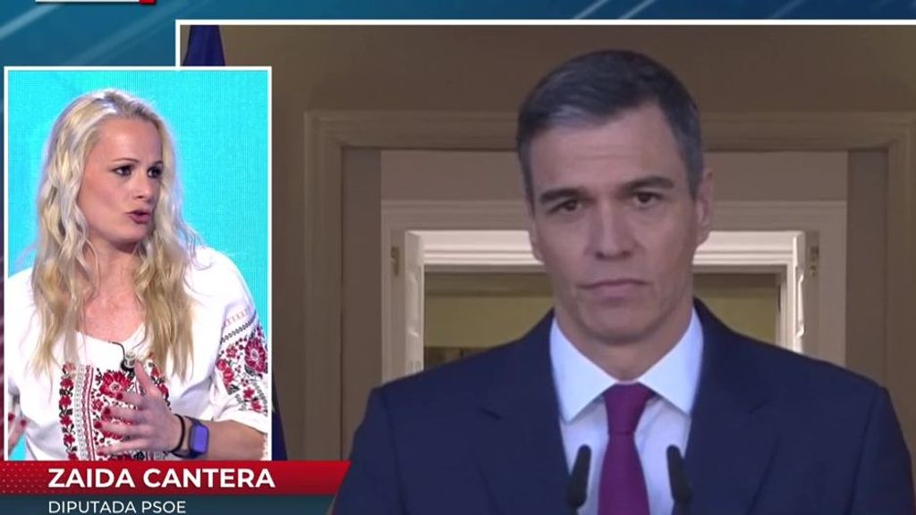 El motivo por el que Zaida Cantera, diputada del PSOE, no ha querido ver la comparecencia de Pedro Sánchez