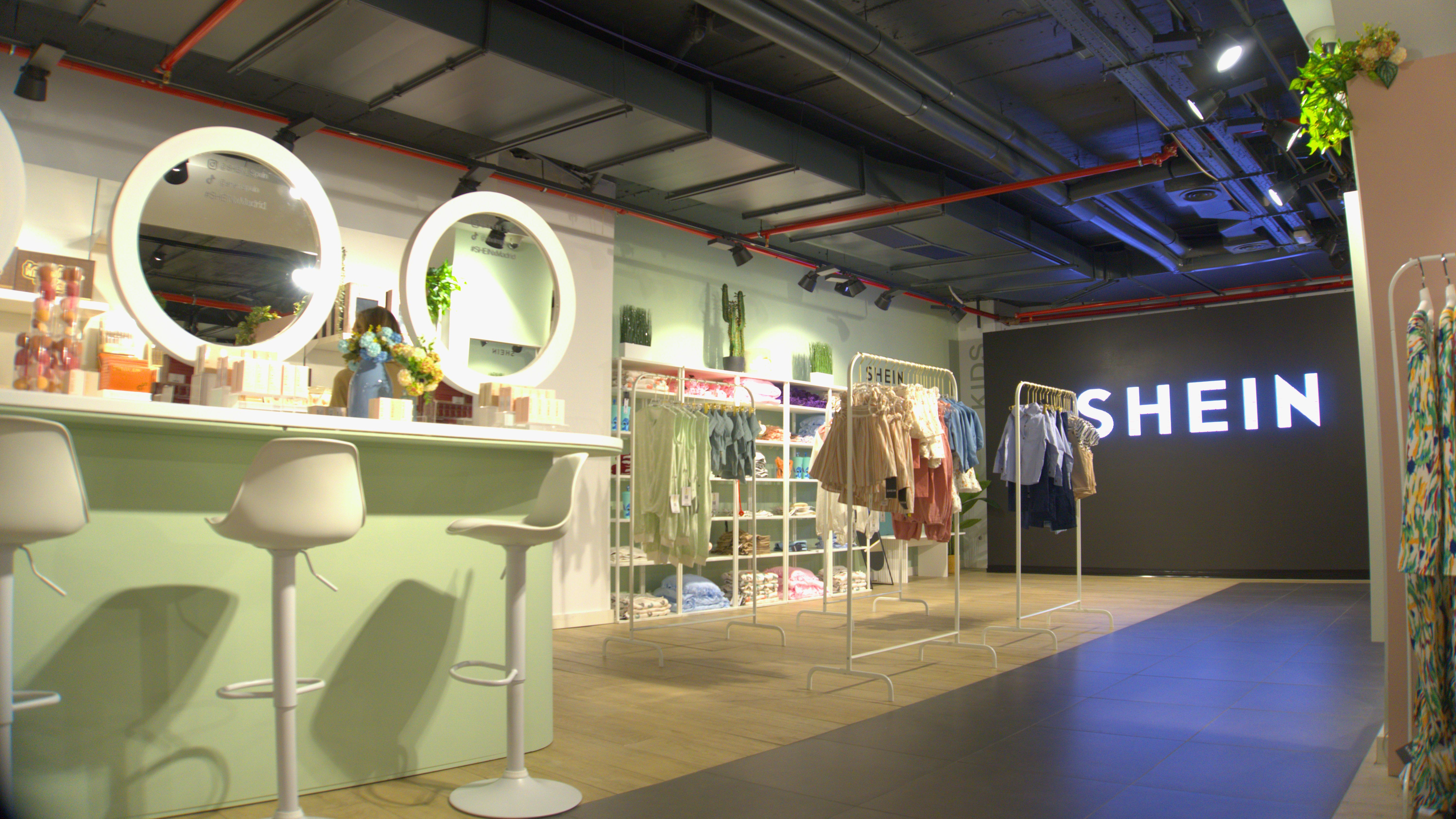 La pop-up de Shein por dentro