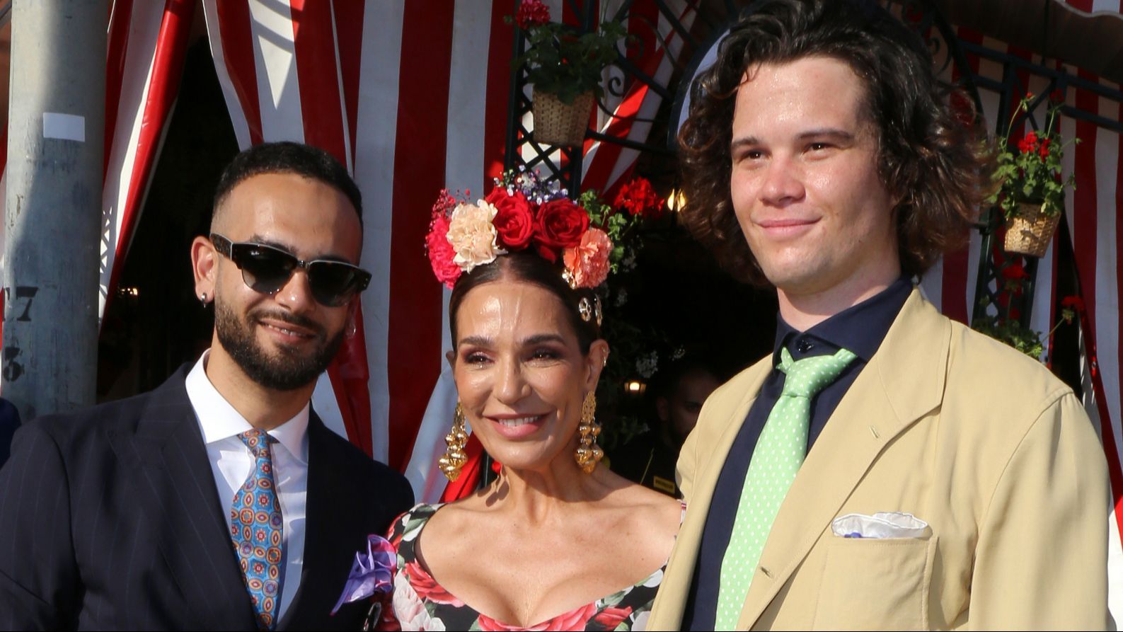 Manuel Cortés y Raquel Bollo ejercieron como anfitriones de Bosco en la Feria de Abril
