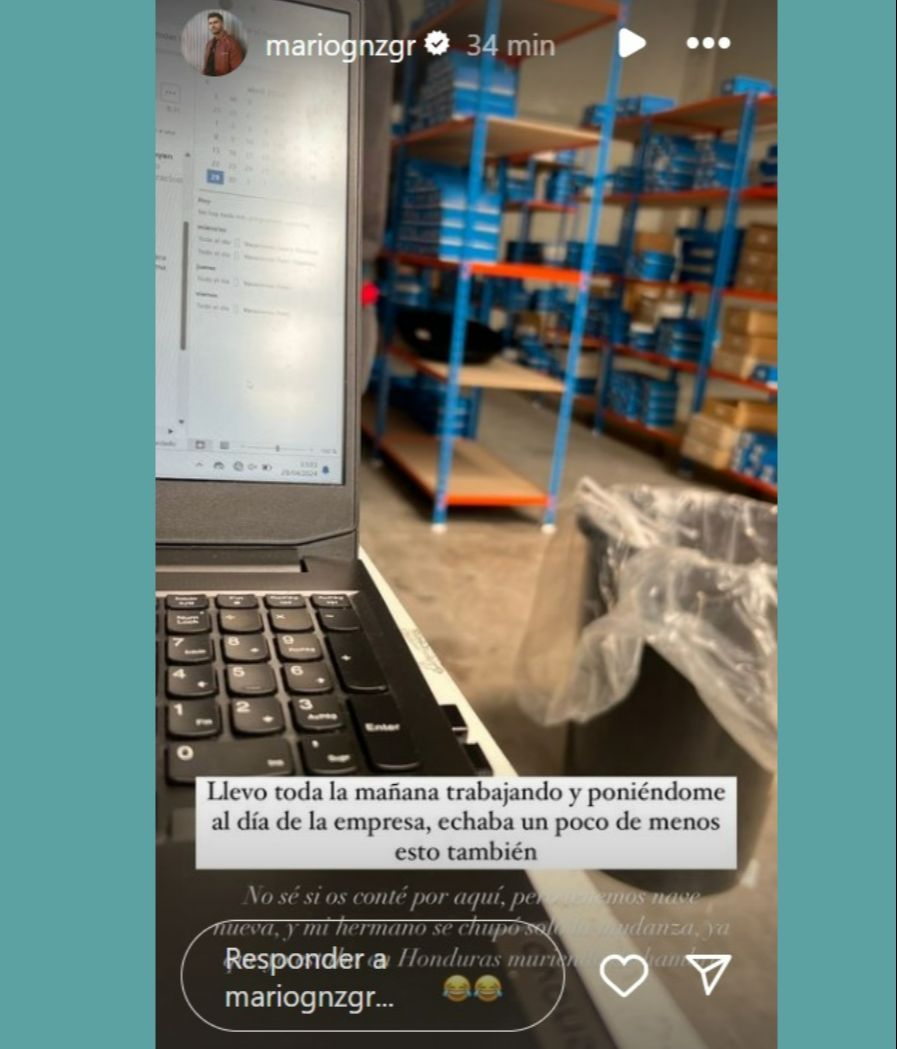 Mario González vuelve al trabajo tras 'Supervivientes'