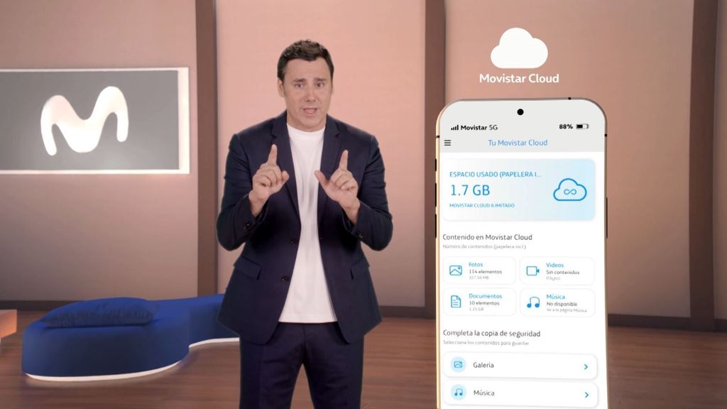 Podrás acceder a 'Movistar Cloud' en cualquier momento y lugar y acceder a todos los documentos que hayas guardado
