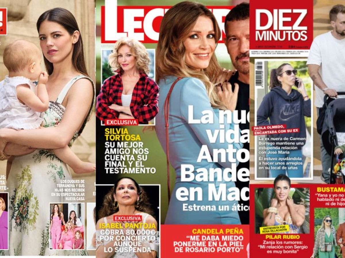 Revistas del corazón: Isabelle Junot y Antonio Banderas, protagonistas de  las portadas