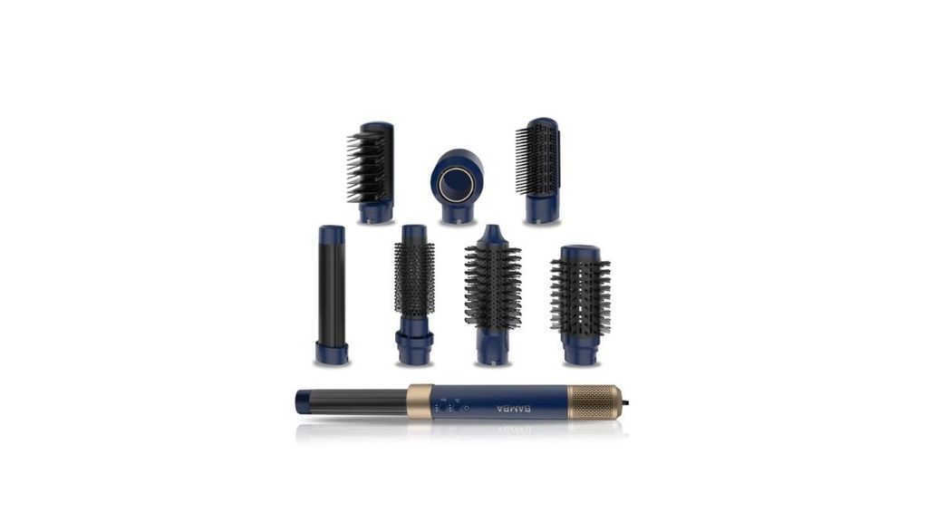 Bamba CeramicCare AirGlam Blue Moldeador multifunción 8 en 1