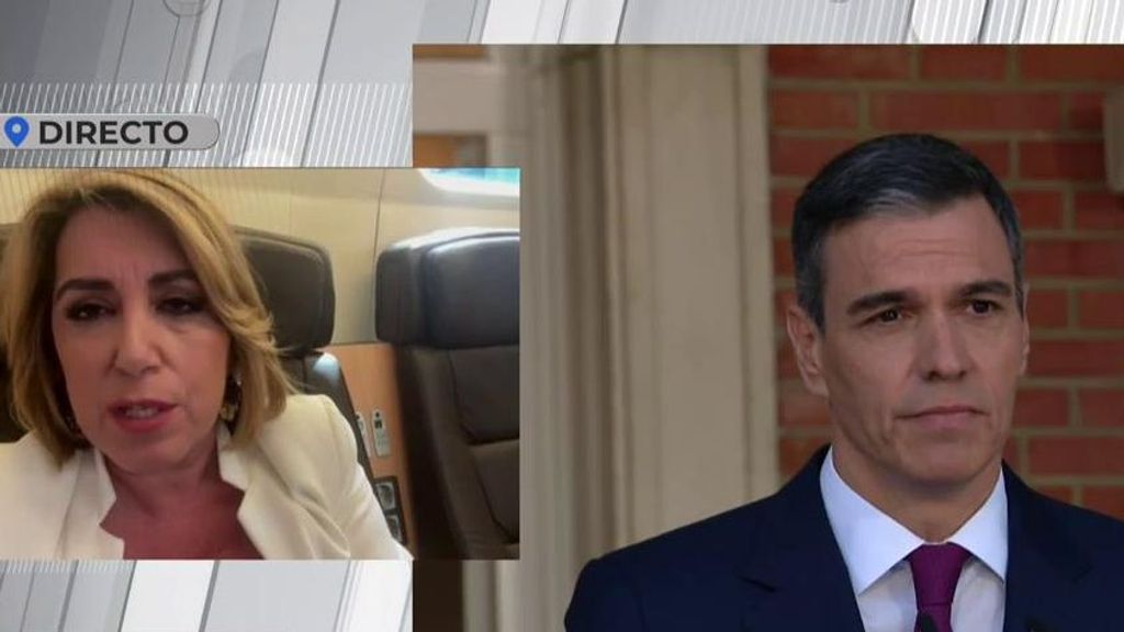 Susana Díaz habla de la no dimisión de Pedro Sánchez