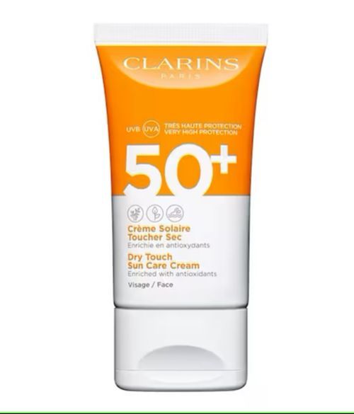 Crème Solaire Toucher Sec UVA/UVB 50+ de Clarins