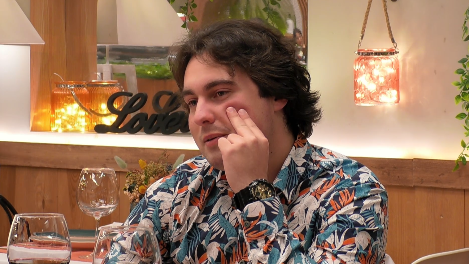 José, en la cita con Paula