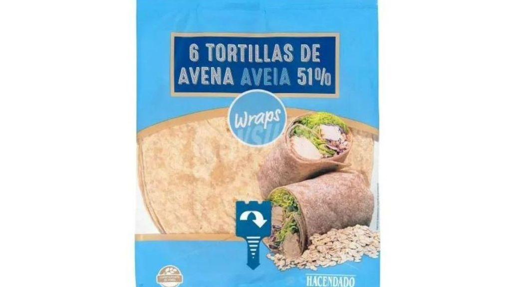 Tortillas de Avena 51%" de Mercadona