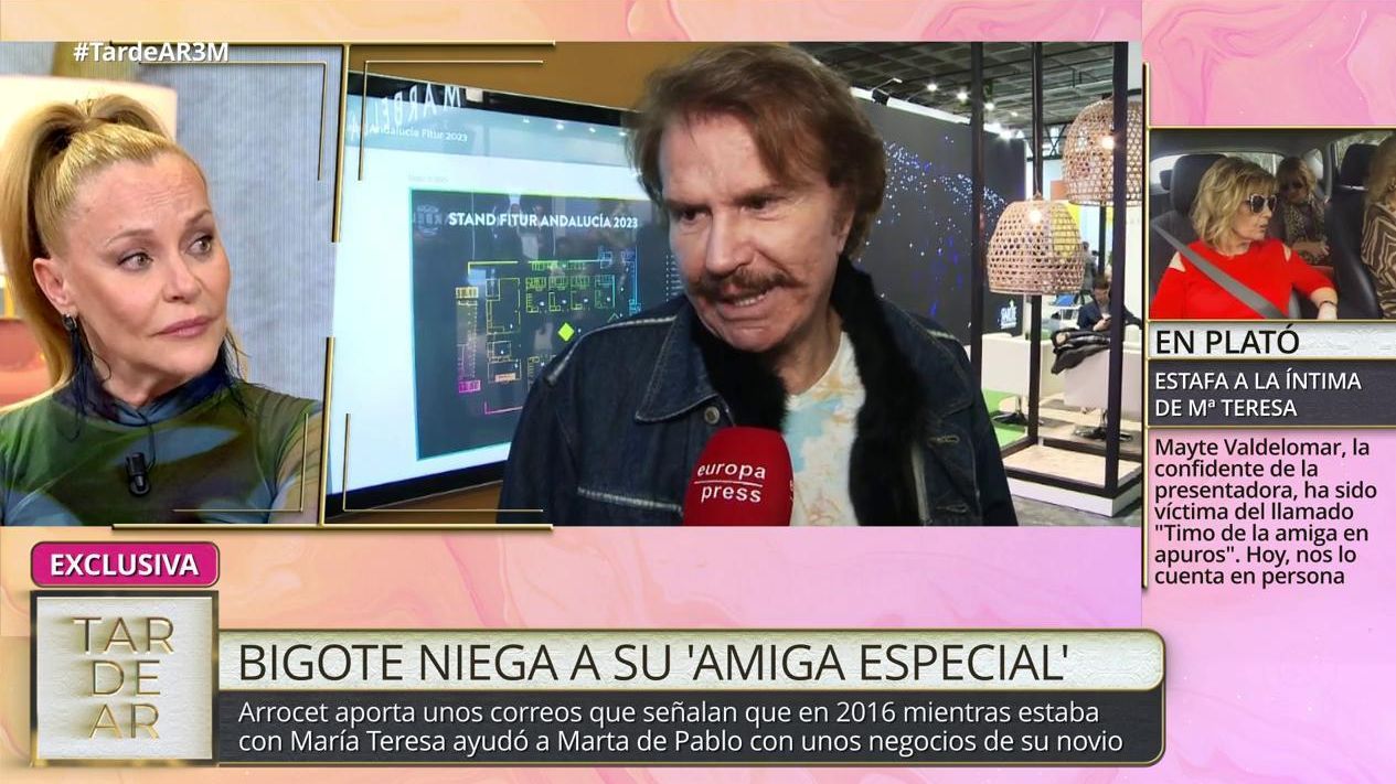 Bigote responde a Marta de Pablo y niega su relación amorosa