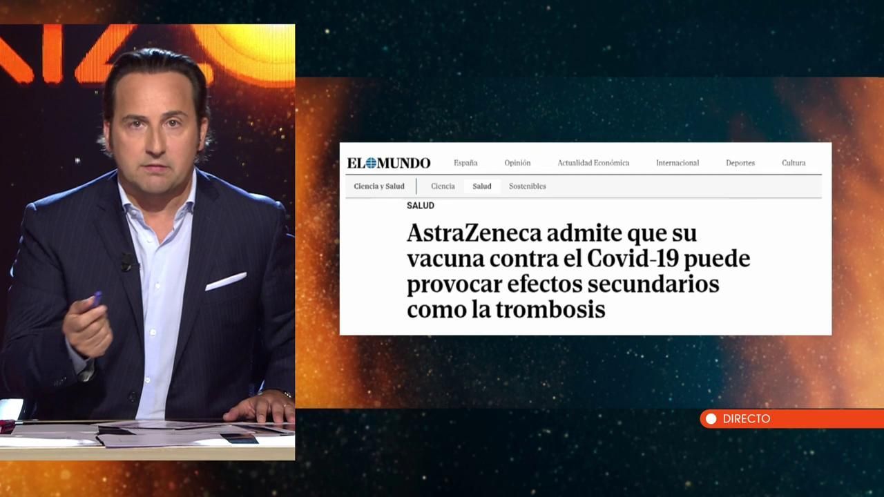 La respuesta de Iker Jiménez, cuando AstraZeneca reconoce que su vacuna puede provocar trombosis: “Lo dijimos y nos llamaban negacionistas”