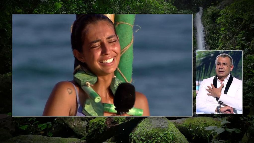 Las lágrimas de Marieta al ganar su primer collar del líder emocionan a Jorge Javier: "Tu lloro también es nuestro lloro"