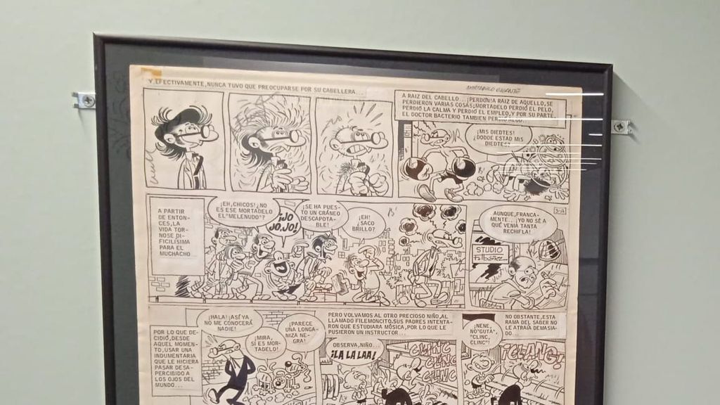Mortadelo, con melena: los dibujos inéditos de Francisco Ibáñez en el salón del cómic de Barcelona
