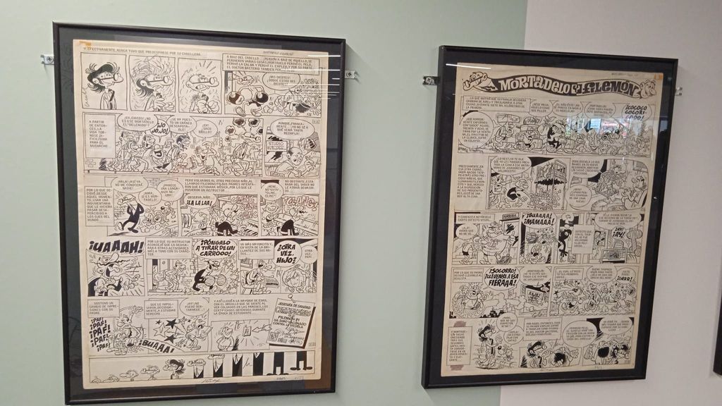 Mortadelo, con melena: los dibujos inéditos de Francisco Ibáñez en el salón del cómic de Barcelona