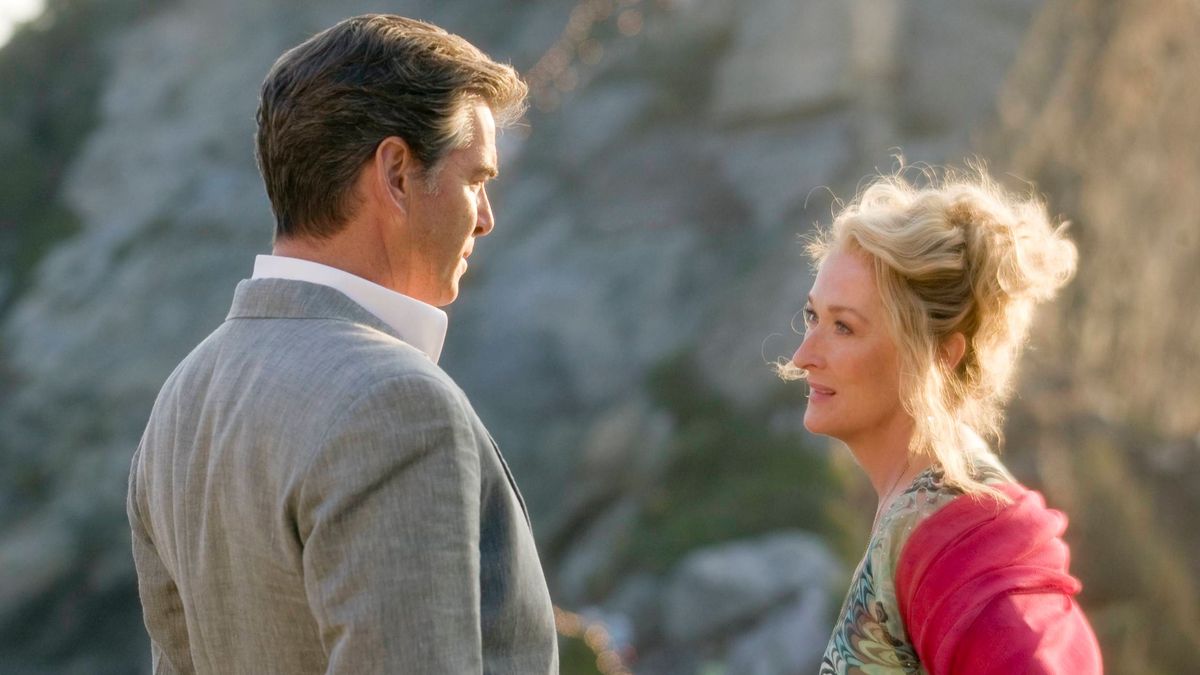 Pierce Brosnan y Meryl Streep en 'Mamma Mia'