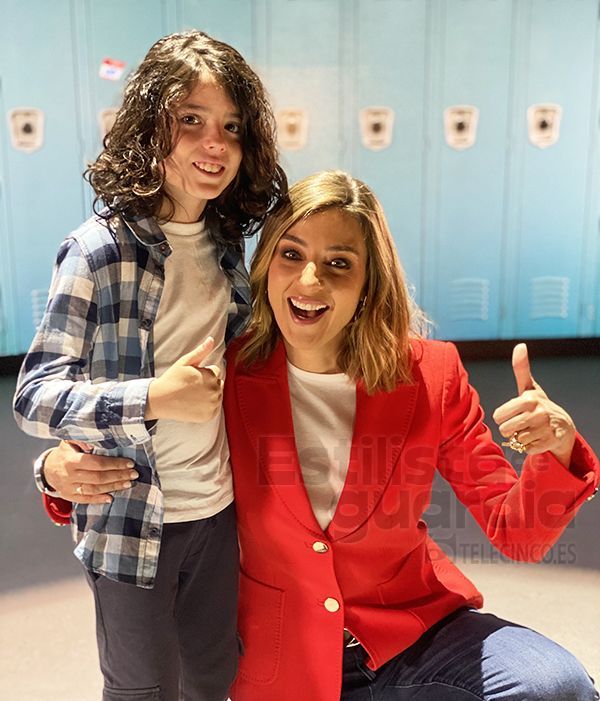 Sandra Barneda y Oliver, de 10 años