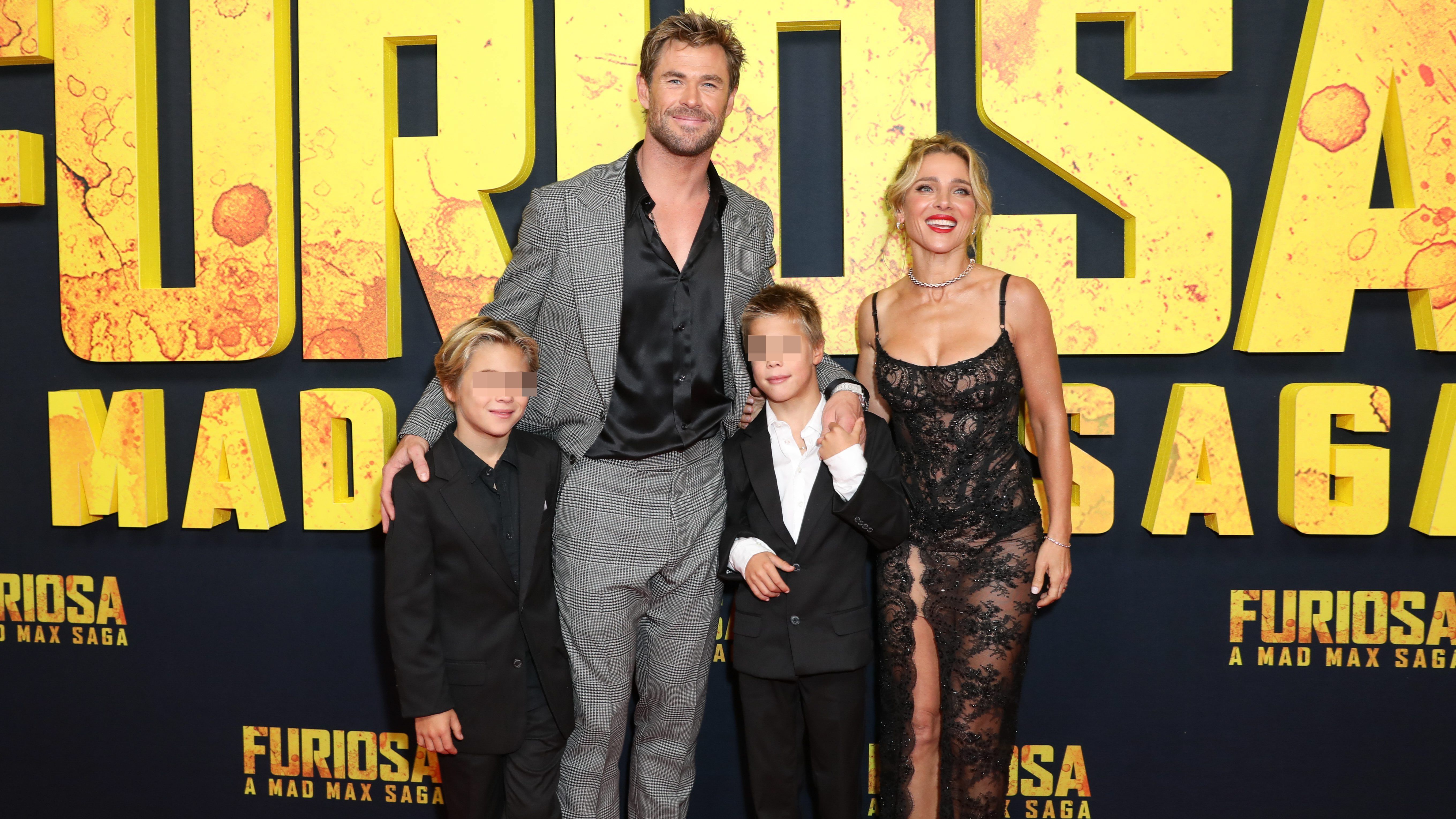 Sasha y Tristán, en la alfombra roja