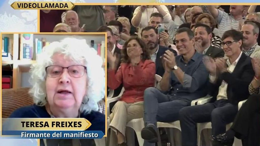 Teresa Freixes, sobre el manifiesto contra el PSC: "Votar a este partido es entregar un voto para que pacten con los que quieren destruir la Constitución"