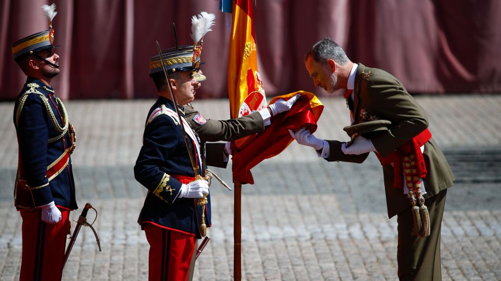 La jura de bandera del rey Felipe VI en Zaragoza