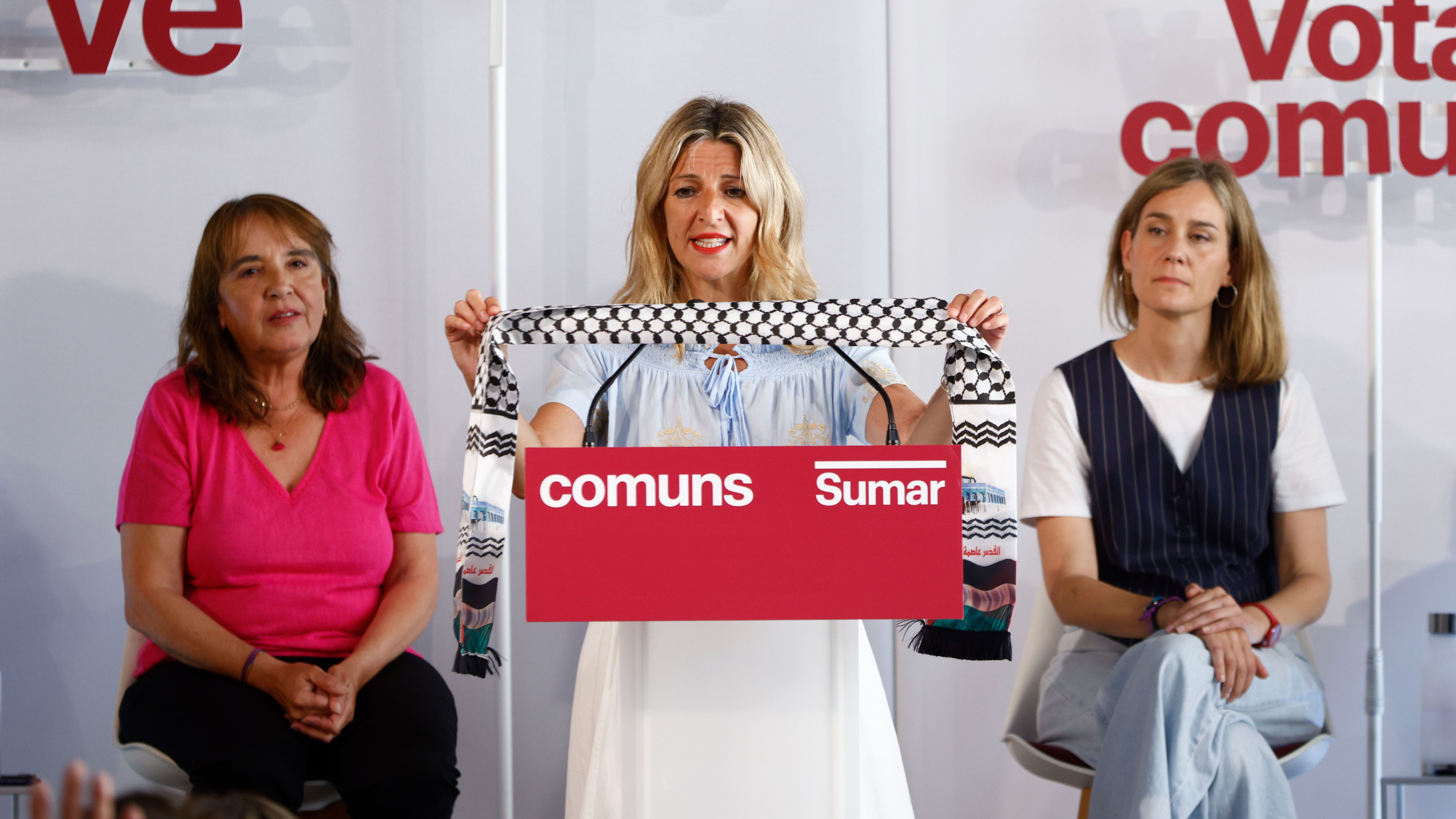 Acto político de Comuns Sumar en Tarragona.