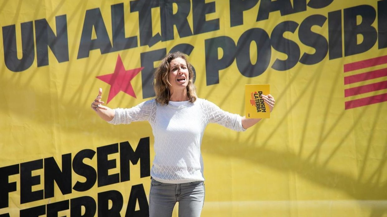 La candidata de la CUP a las elecciones catalanas, Laia Estrada