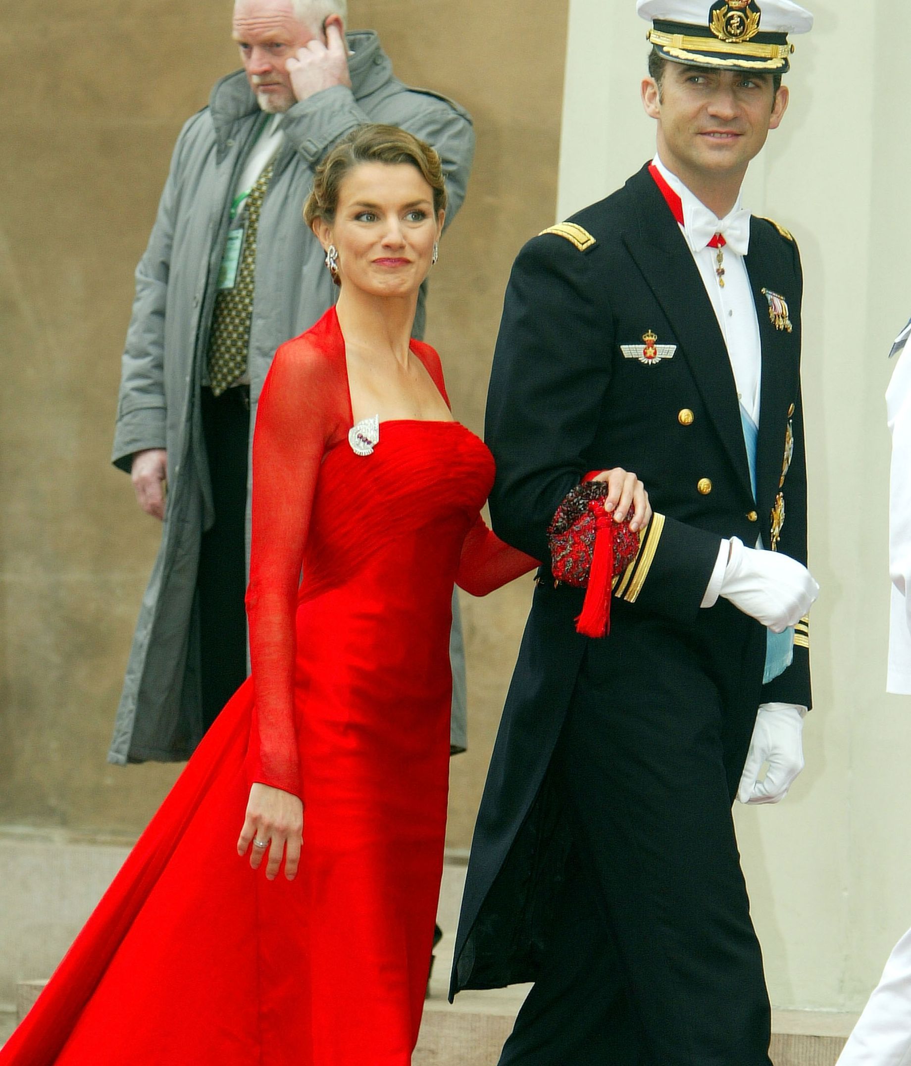 La por aquel entonces Princesa Letizia