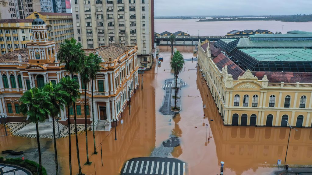 Los temporales de Río Grande, en Brasil, dejan ya 66 muertos: Porto Alegre, en alerta roja