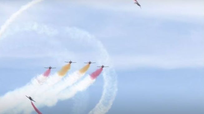 Más de 150.000 personas acuden al Festival Aéreo de San Javier