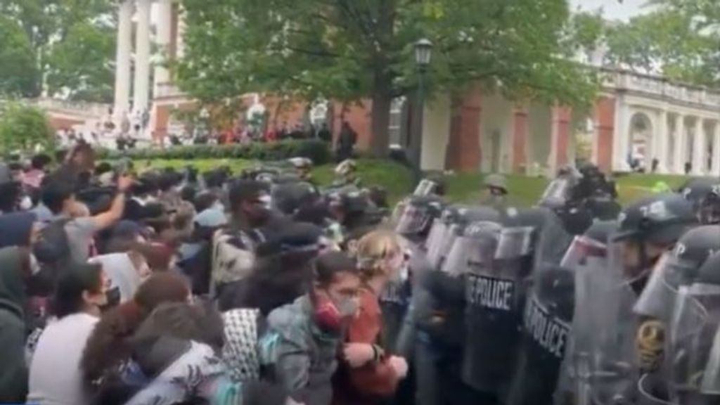 Tensión en campus universitarios de EEUU por las protestas propalestinas