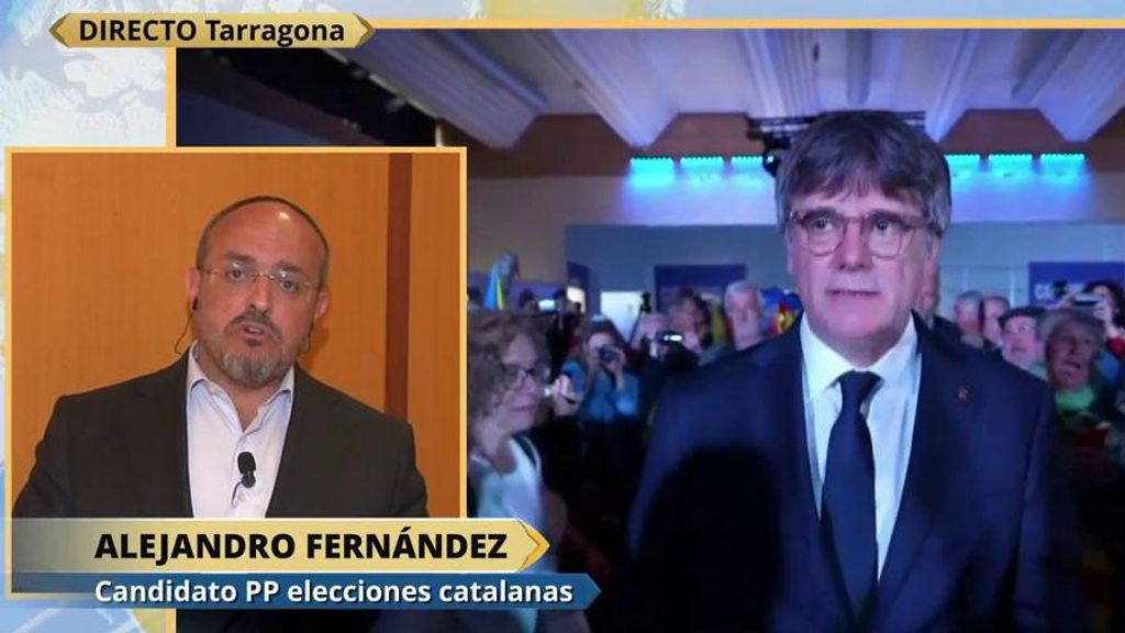 Alejandro Fernández, candidato del PP en las elecciones catalanas: "Illa y Sánchez han demostrado que tienen una estrategia con el separatismo"