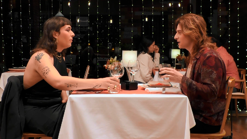 Antonie y Yunne durante su cita en 'First Dates'