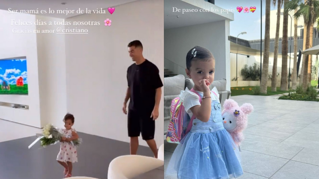 Bella Esmeralda y Cristiano Ronaldo le dan una sorpresa a Georgina