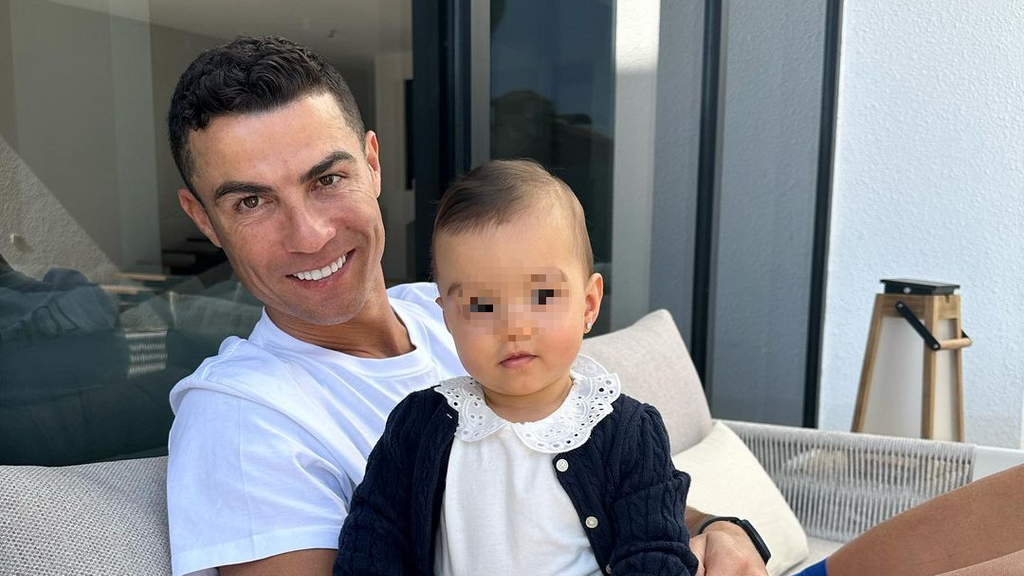 Cristiano Ronaldo y su hija, Bella Esmeralda
