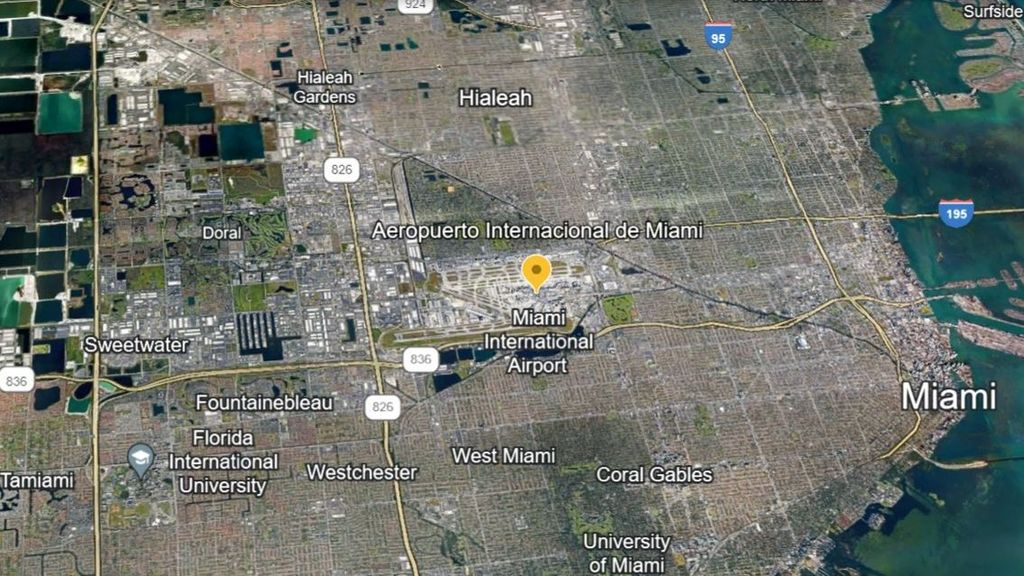 El Aeropuerto Internacional de Miami, el lugar de la detención de David Knezevich