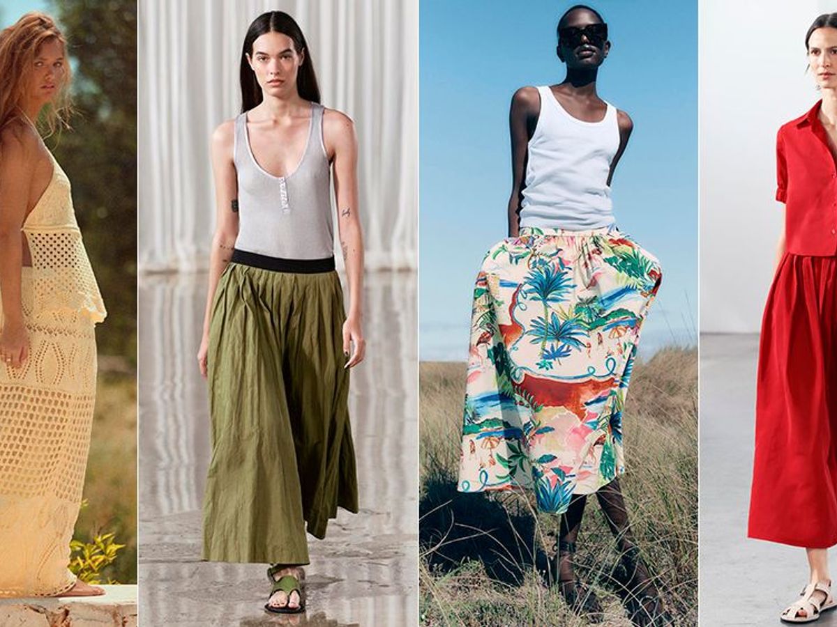 Las 9 faldas largas de Zara de nueva temporada más ponibles y cómodas -  Divinity