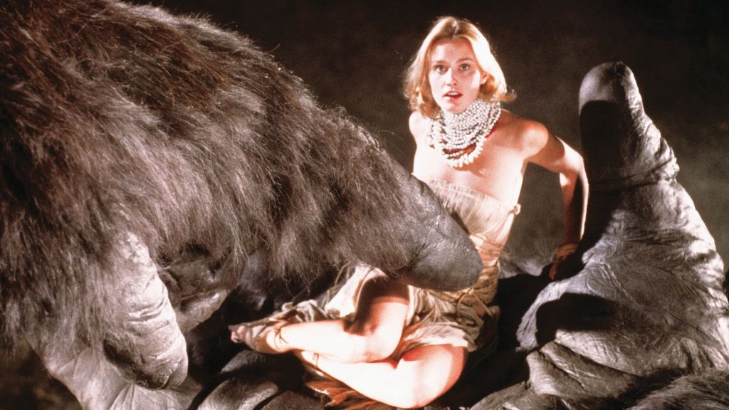 Kong, gigante erótico, con la entonces debutante Jessica Lange en la versión de 1976.