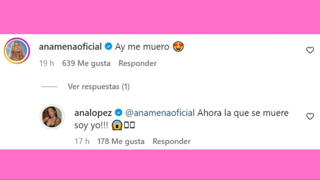 La conversación entre Ana Mena y Ana Solma