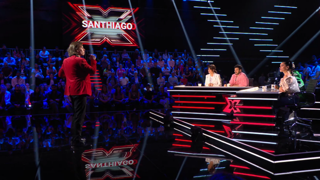 Santhiago se sube al escenario de 'Factor X' con tal solo 'cuatro clases de canto'