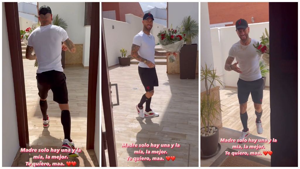 Sergio Ramos, en casa de sus padres
