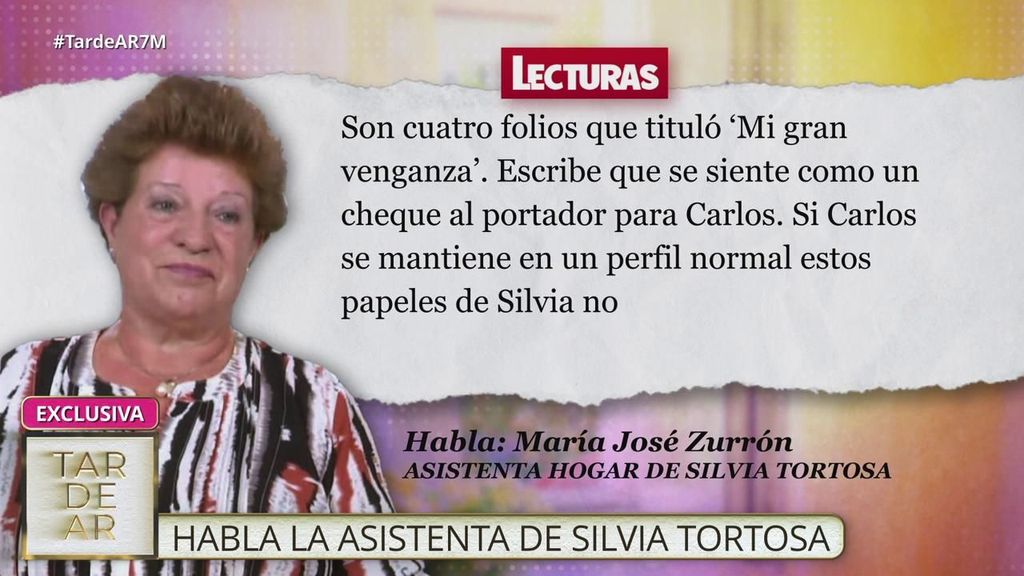 Exclusiva| Habla la asistenta de Silvia Tortosa: "Ha vivido una historia de terror con Carlos Cánovas"